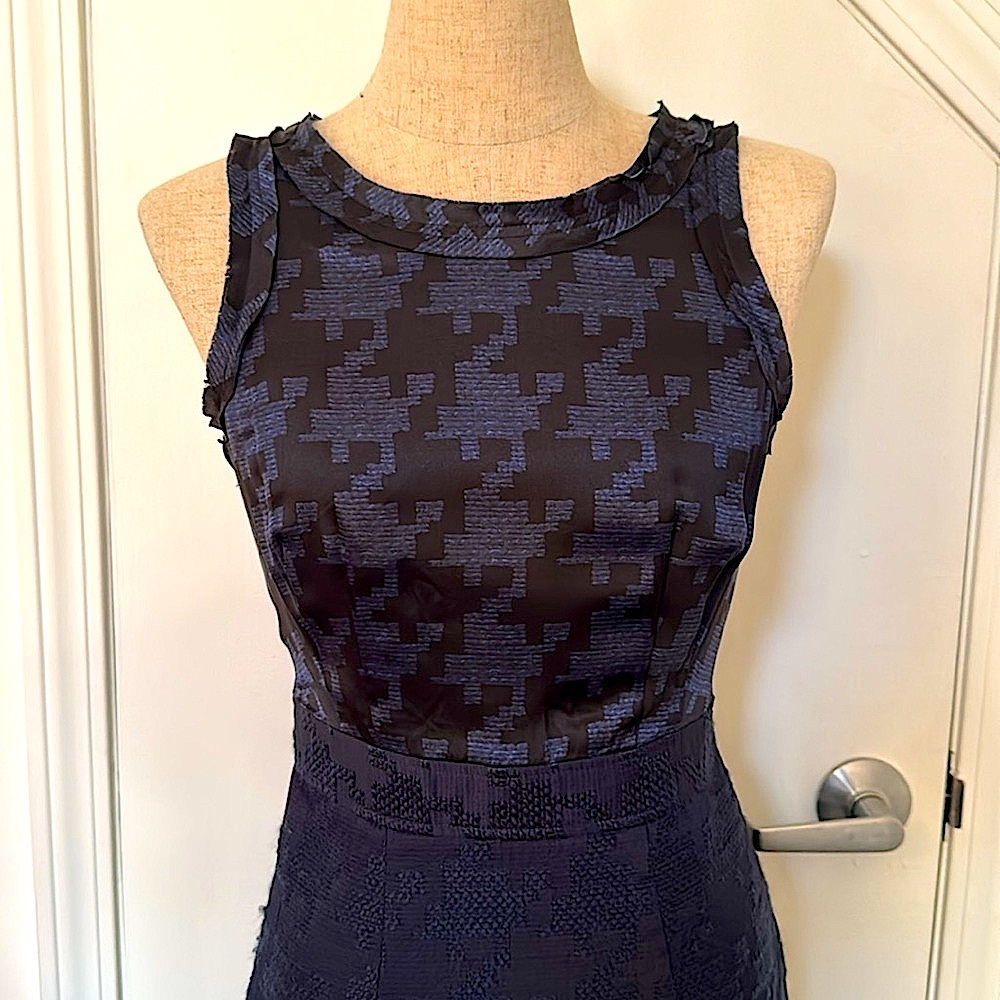 NWOT! Banana Republic Mix Media Dress! - Picture 2 of 9